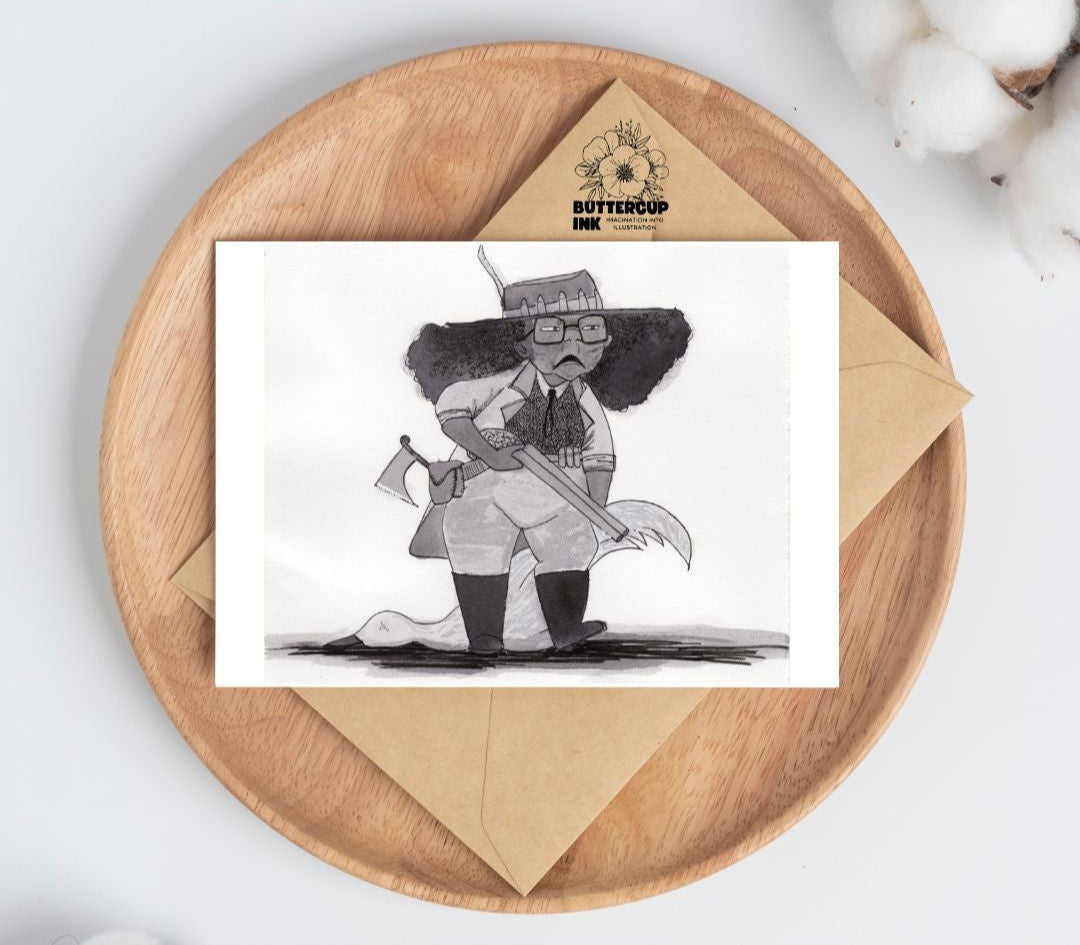 Fowl greeting card