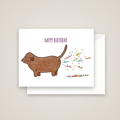 Confetti Greeting Card, with white envelope