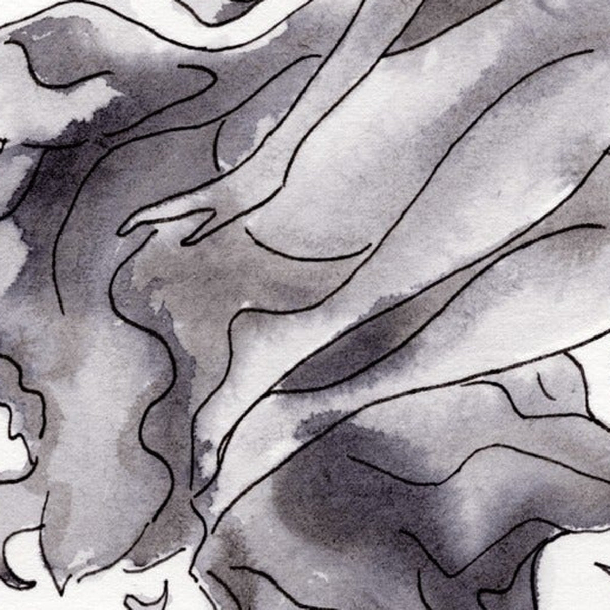 Flame Print, close-up of the artwork