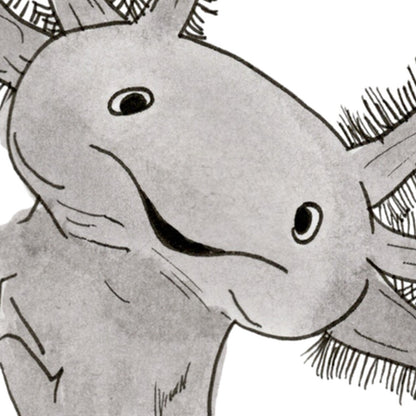 I love you alotl Greeting Card, close-up of the artwork