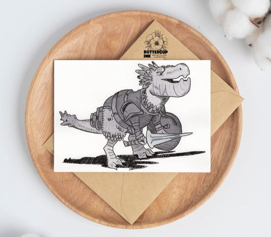 Armor greeting card