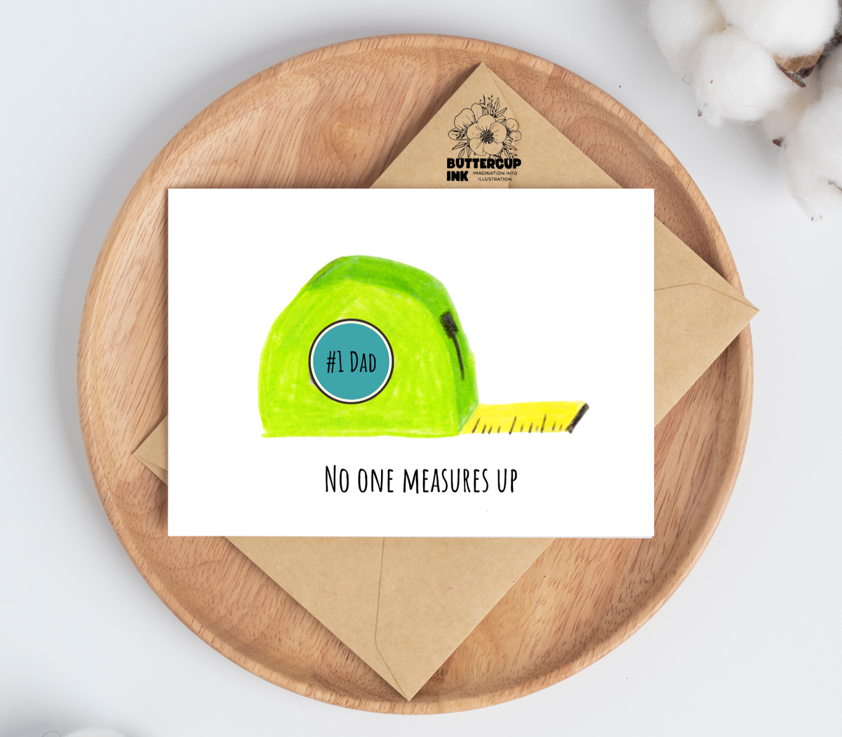 No One Measures Up greeting card