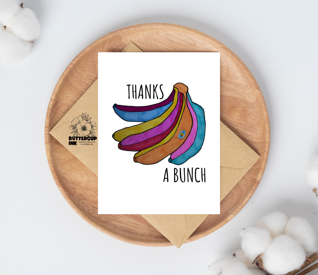 Thanks a Bunch greeting card