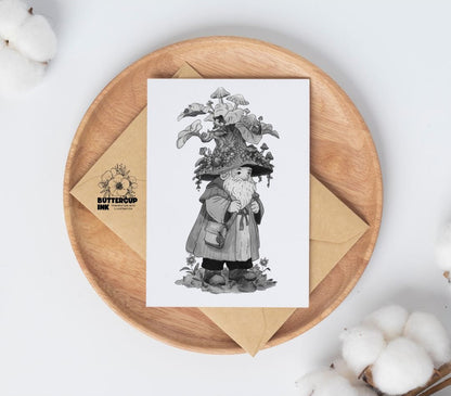 The Wandering Mycologist greeting card