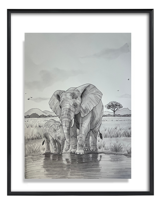 Hand Drawn Print