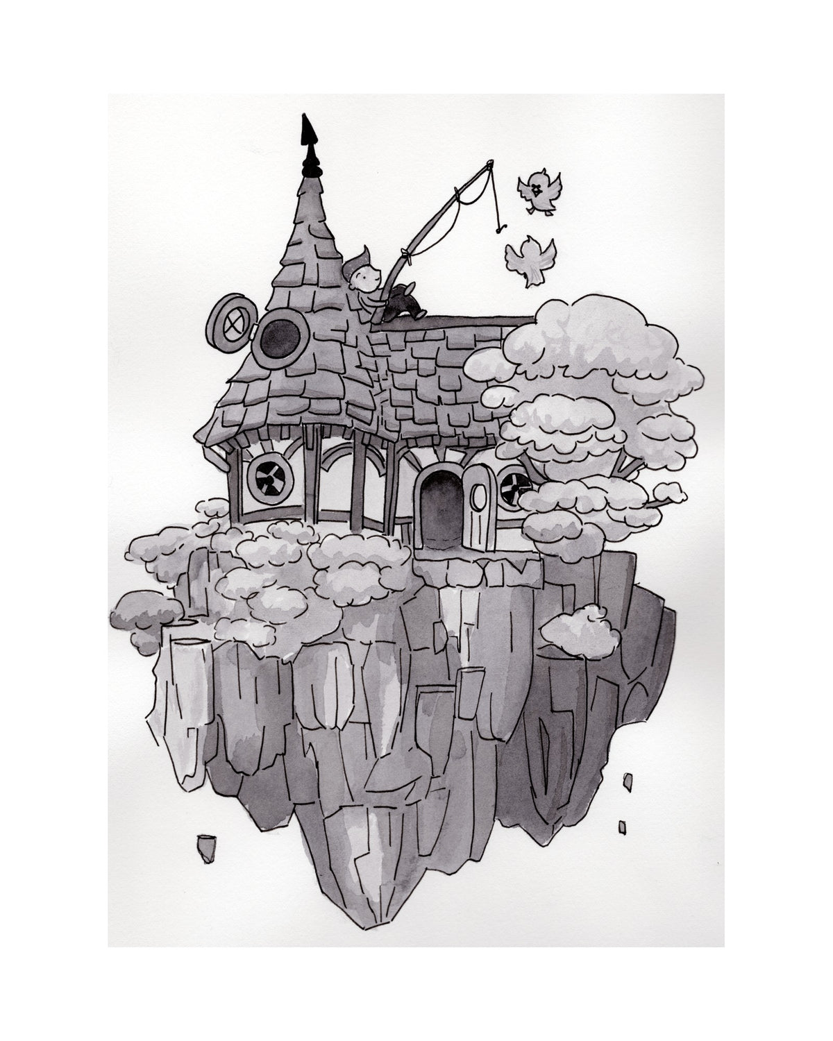 Float art print, unframed