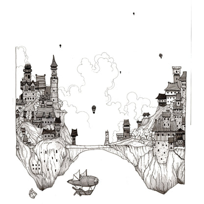Floating Village print