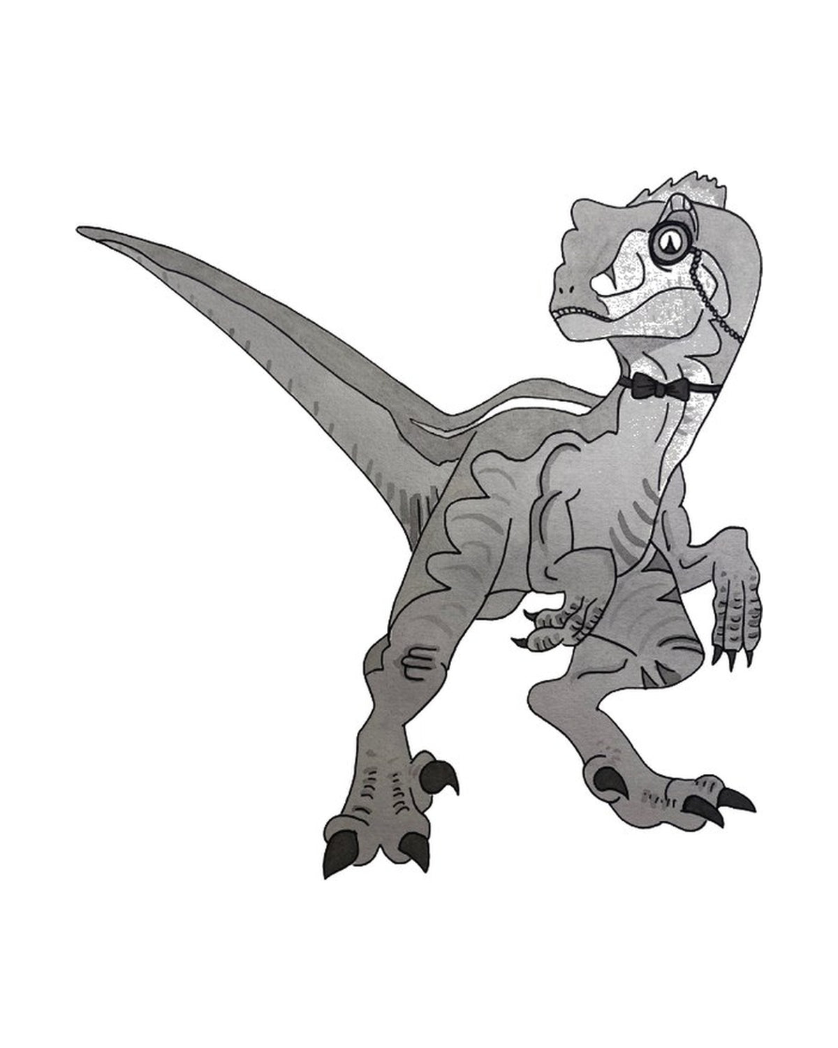 Mr. Raptor art print, unframed