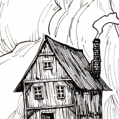 Come In Print, close-up of the artwork