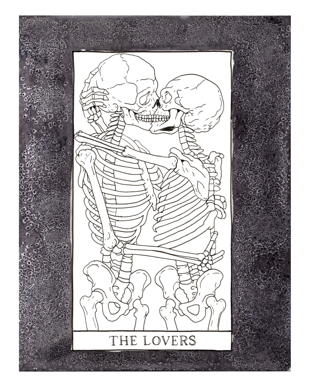 The Lovers Print, unframed
