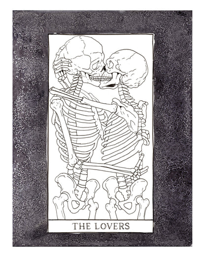 The Lovers Print, unframed
