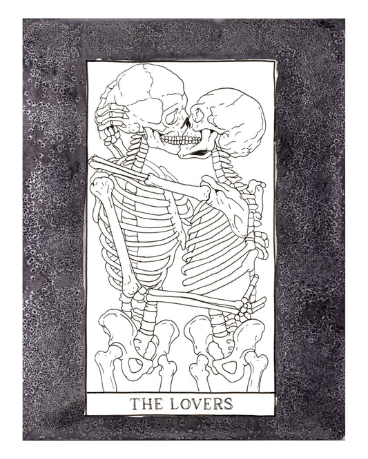 The Lovers Print, unframed